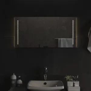 LED vannitoapeegel IP65, USB-liidesega, 80 x 40 cm
