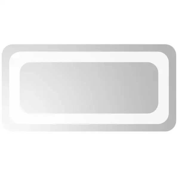 LED vannitoapeegel integreeritud valgustusega, klaas, 40 x 20 cm – 2