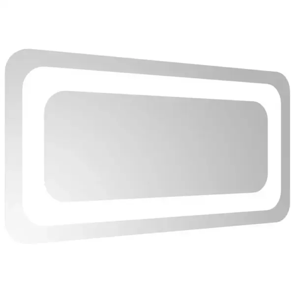 LED vannitoapeegel integreeritud valgustusega, klaas, 40 x 20 cm – 4