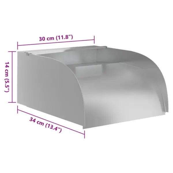LED-veejuga aiatiigile ja basseinile, roostevaba teras, 30 x 34 x 14 cm – 9