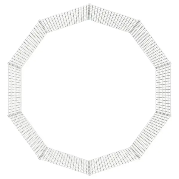 Lemmiklooma aedik 10 paneeliga, tsingitud raud, paneel 54 x 100 cm – 7