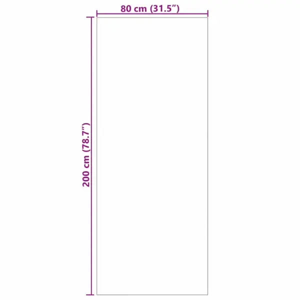 Libisemiskindel polüestrist alavaip Moire mustriga, neutraalne pruun, Agira, 200 x 80 cm – 8