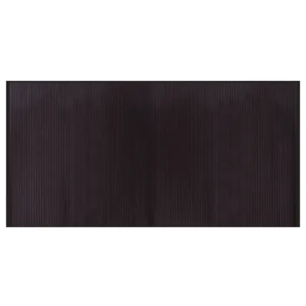 Ristkülikukujuline bambusvaip libisemiskindla alusega, tumepruun, 100 x 200 cm – 2