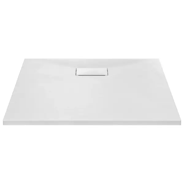 Madal libisemiskindel SMC dušialus, valge, 90 x 90 cm – 3