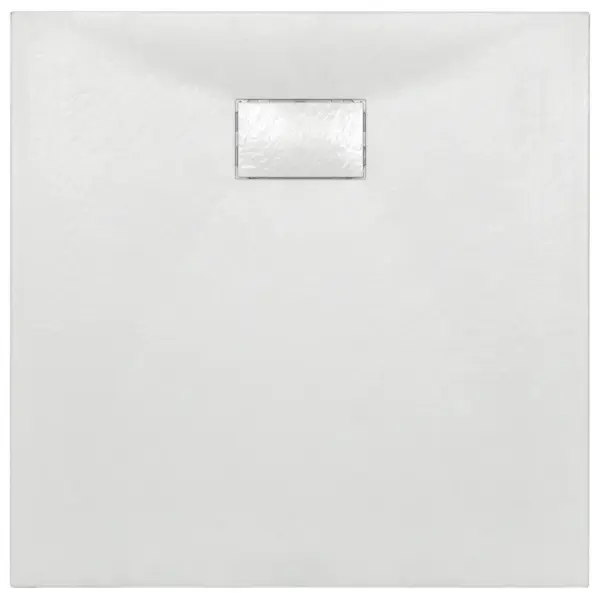 Madal libisemiskindel SMC dušialus, valge, 90 x 90 cm – 4