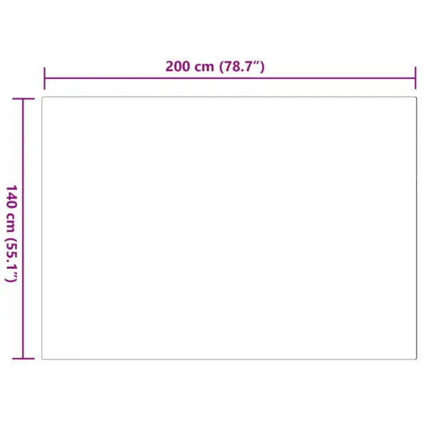 Libisemiskindel hall kunstkarusnahast vaip Olite, 140 x 200 cm – 10