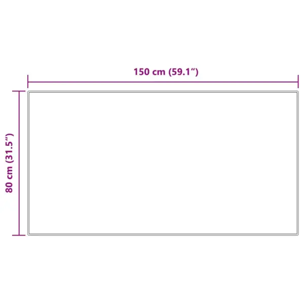 Libisemiskindel kunstküülikukarva vaip Olite, hall, 80 x 150 cm – 10