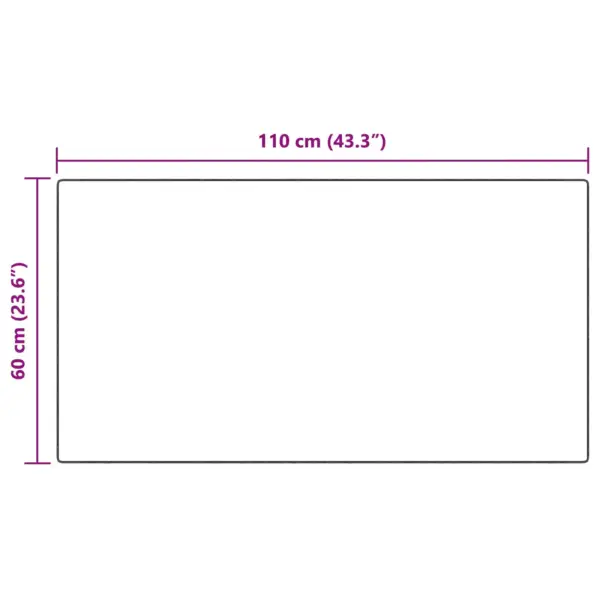 Libisemiskindel kunstkarusnahast vaip küülikukarva imitatsiooniga, antratsiit, 60 x 110 cm – 10