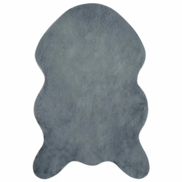 Libisemiskindel kunstkarusnahast vaip Olite, antratsiit, 50 x 80 cm – 2