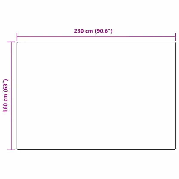 Libisemiskindel kunstküüliku karva vaip Olite, antratsiit, 160 x 230 cm – 10