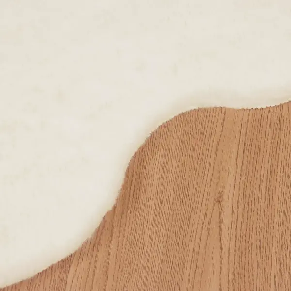 Libisemiskindel kunstküülikukarva vaip Olite, kreem, 50 x 80 cm – 9