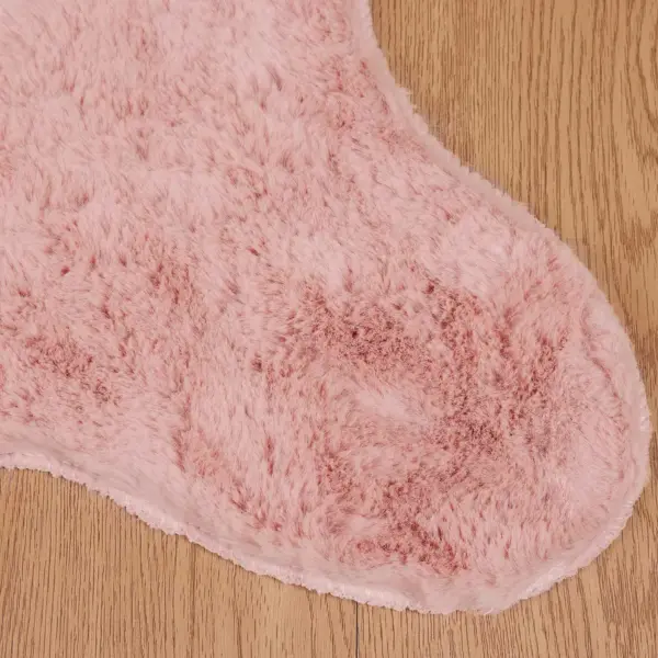 Libisemiskindel kunstkarusnahast vaip Olite, roosa, 80 x 120 cm – 6