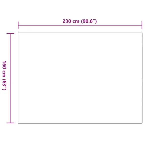 Libisemiskindel kunstküülikukarva vaip Olite, roosa polüester, 160 x 230 cm – 10
