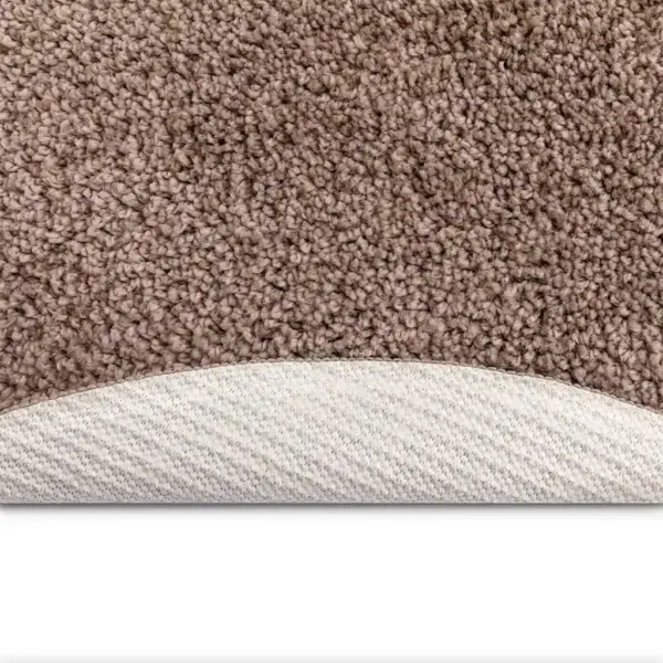 Libisemiskindel shaggy vaip, ümmargune, pruun, polüpropüleen, läbimõõt 160 cm – 4
