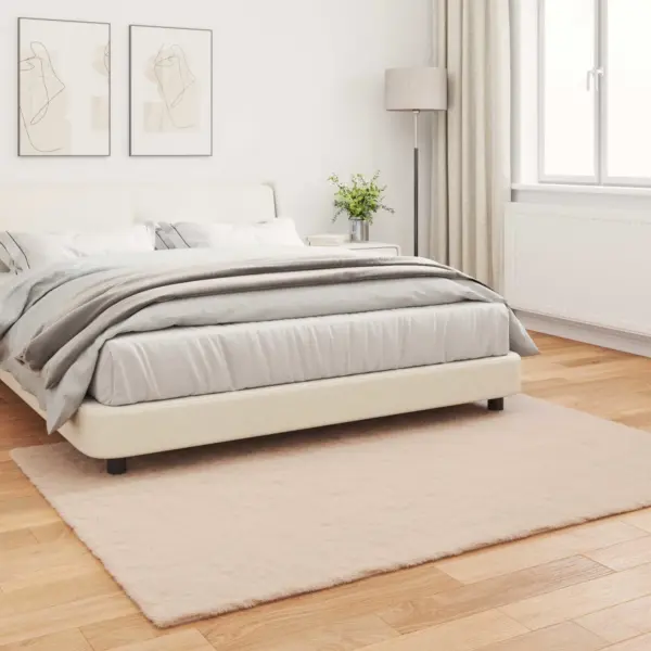 Libisemiskindel tehisküülikukarva vaip Olite, pruunikashall, 140 x 200 cm – 4