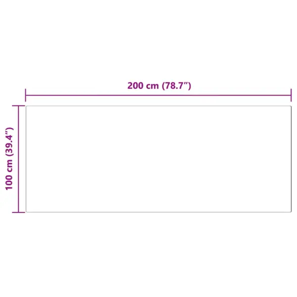 Libisemiskindel kunstkarusnahast küülikukarva vaip Olite, valge, polüester, 100 x 200 cm – 10