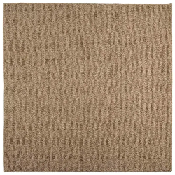 Libisemisvastane kandiline põrandavaip Agira, polüester, neutraalne pruun, 120 x 120 cm – 2