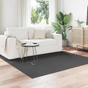 Kandiline libisemisvastane põrandavaip Palmeras, antratsiit, 200 x 200 cm, polüester