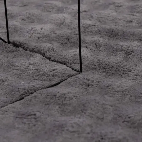 Libisemisvastane põrandavaip Sirolo, ristkülik, antratsiit, 280 x 200 cm, polüester – 6