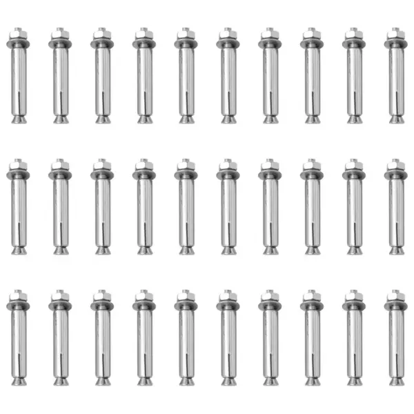 Liikluspostide komplekt ketiga, 10 tk, PE, 75 cm, punane-hõbedane – 10