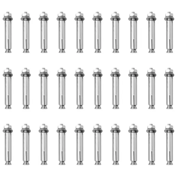 Liiklustähispostid helkurribadega, punane-hõbedane, 10 tk, PE, 75 cm – 5
