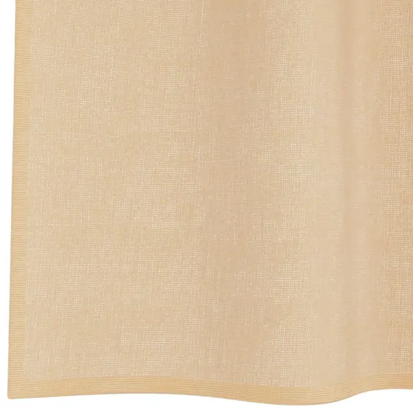 Poolläbipaistvad liivakarva voile-kardinad vardataskuga, 2 tk, 140 x 245 cm – 6