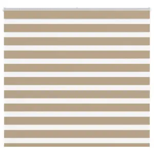 Päev-öö rulookardin liivapruun, triibuline, 160 x 150 cm, 100% polüester