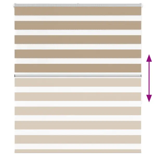 Liivapruun sebraruloo kettmehhanismiga, 135 x 150 cm, polüester – 5