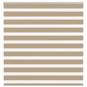 Liivapruun sebraruloo, 140 x 150 cm, 100% polüester, kettmehhanismiga