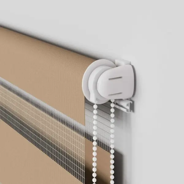 Liivapruun sebraruloo kettimehhanismiga, 155 x 150 cm, 100% polüester – 10