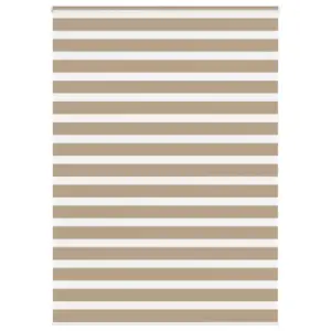Zebra ruloo privaatsuse ja valguse reguleerimiseks, liivapruun, 165 x 230 cm