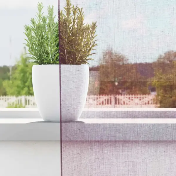 Aasadega voile-kardinad, poolläbipaistvad, lilla, 2 tk, 140 x 245 cm – 3