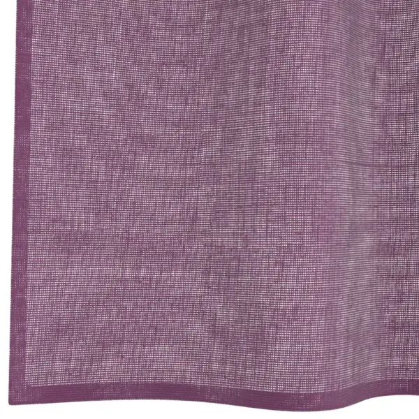 Aasadega voile-kardinad, poolläbipaistvad, lilla, 2 tk, 140 x 245 cm – 6