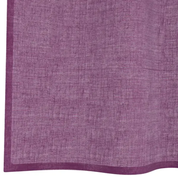 Poolläbipaistvad rõngastihendiga voile-kardinad, 2 tk, lilla, 140 x 300 cm – 6