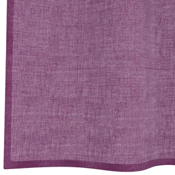 Poolläbipaistev rõngastihenditega voile-kardinad, 2 tk, lilla, 140 x 175 cm – 6