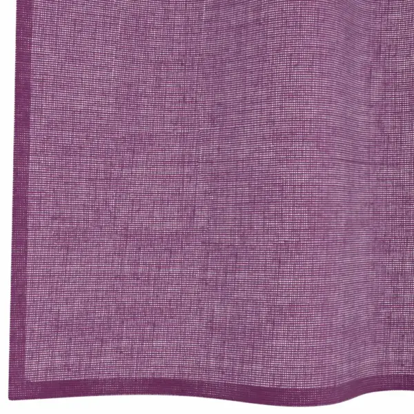 Poolläbipaistvad öösrõngastega voile kardinad, 2 tk, lilla, 140 x 225 cm – 6