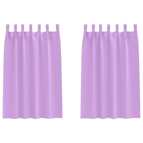 Lillad pimendavad kardinad, 2 tk, polüester, 175 x 140 cm – 2