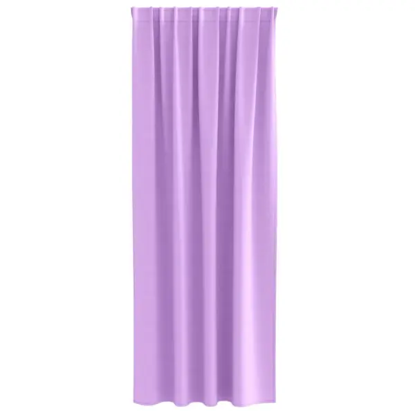 Lillad pimendavad kardinad rõngastega, 2 tk, polüester, 260 x 140 cm – 4