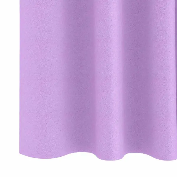 Pimendavad kardinad rõngastega, lilla polüester, 245 x 140 cm, 2 tk – 6