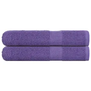 Lillad puuvillased saunalinad FROGN, 2 tk, 80 x 200 cm, 360 g/m²