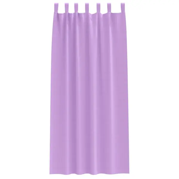 Lillad tumendavad kardinad rõngastega, 2 tk, polüster, 260 x 140 cm – 4