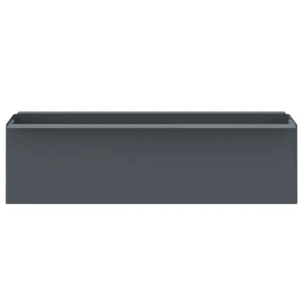 Hallid lillekastid euroalustele, 12 tk, 100% PP, 36 x 13,5 x 9,5 cm - 4