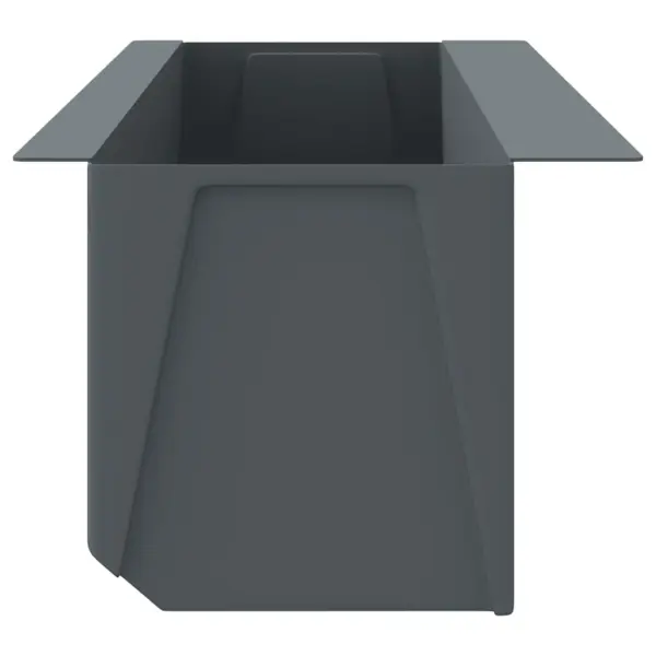 Hallid lillekastid euroalustele, 12 tk, 100% PP, 36 x 13,5 x 9,5 cm - 5
