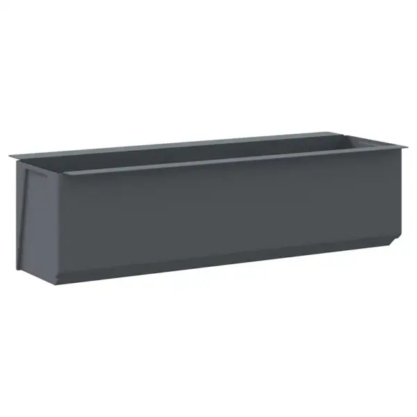 Hallid lillekastid euroalustele, 12 tk, 100% PP, 36 x 13,5 x 9,5 cm - 6