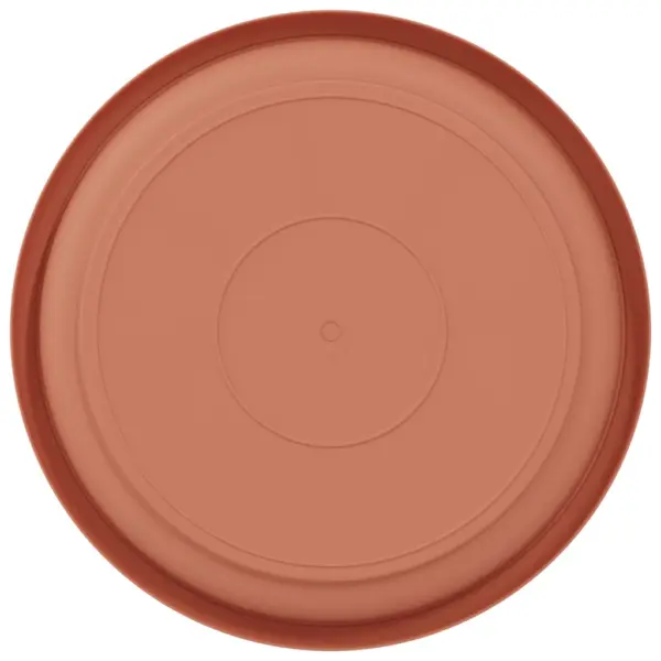 Ringikujuline lilletaldrikute komplekt, kohviroosa, plastmass, 24 tk, Ø 14 x 2 cm – 6