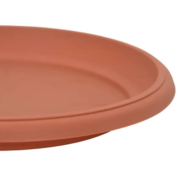 Ringikujuline lilletaldrikute komplekt, kohviroosa, plastmass, 24 tk, Ø 14 x 2 cm – 9
