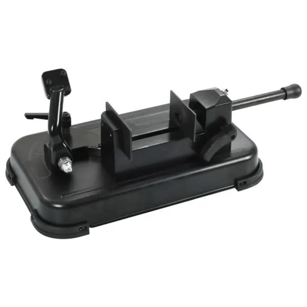 Kaasaskantav lintsaag metallalusel ja kohvriga, 1100 W, must ja punane – 10