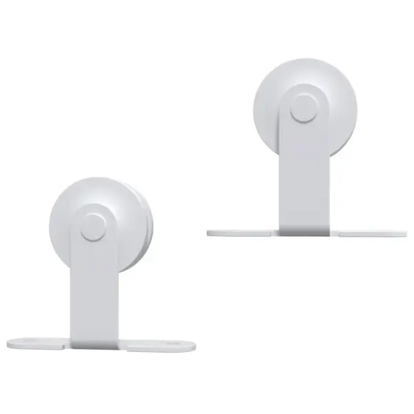 Liugukse tarvikute komplekt, valge pulbervärvitud teras, 183 cm liugsiin, kandevõime 100 kg – 5