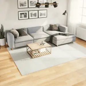 Lühikese karvaga vaip OVIEDO, kreemjasvalge, 200 x 280 cm