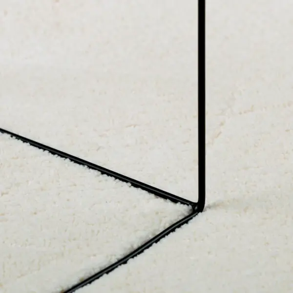 Lühikese karvaga vaip OVIEDO, kreemjasvalge, 200 x 280 cm – 8